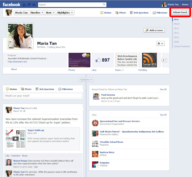 How to add tab in facebook page