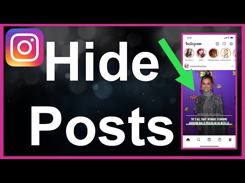 How to hide photos on instagram without deleting