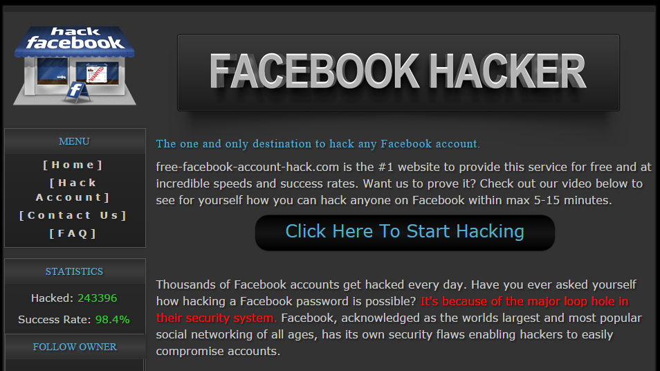 How to hack facebook account by phishing