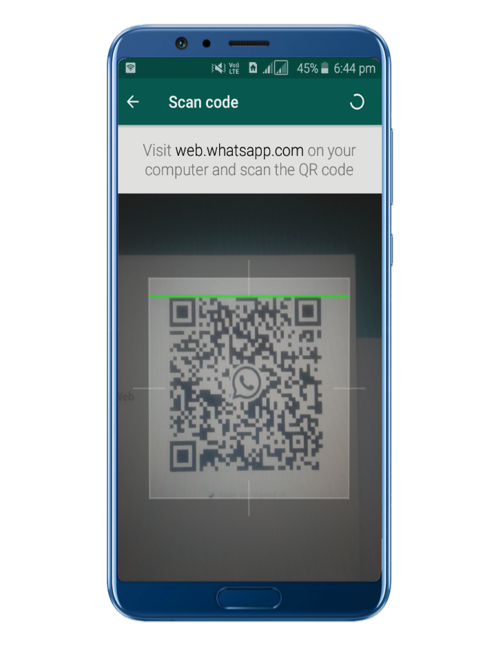 How to scan whatsapp of another person