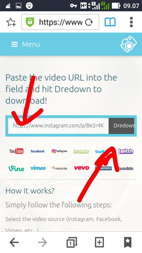 How to make a url link on instagram