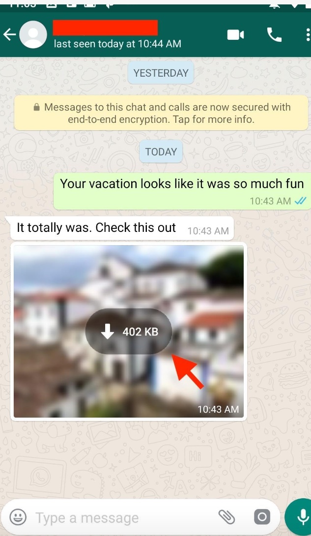 How to club photos in whatsapp