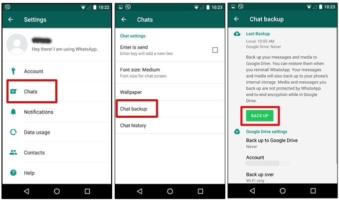 How to update whatsapp in android samsung