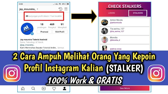 How to check profile stalkers on instagram