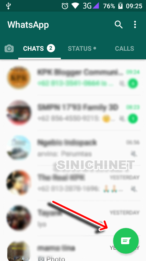How to add contact in second whatsapp