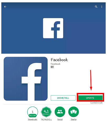 How to disable marketplace on facebook app