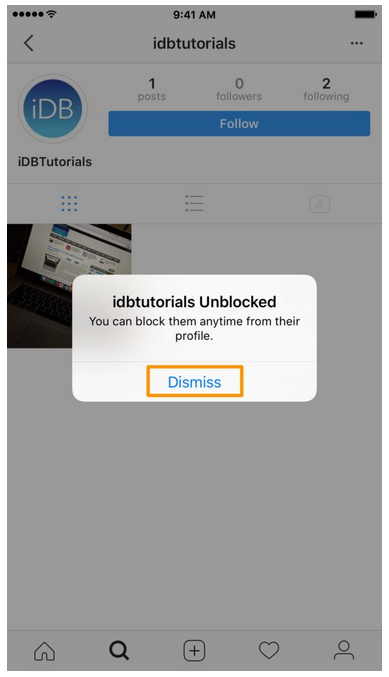 How do you block a person on instagram