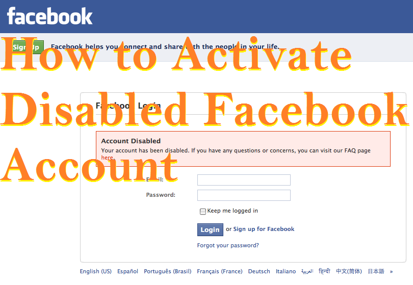 Facebook suspended account how to get it back