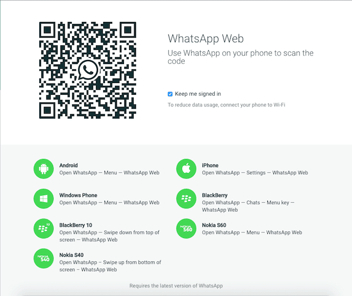 How do i create a qr code for whatsapp