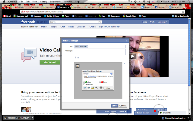 How to make video call on facebook mobile