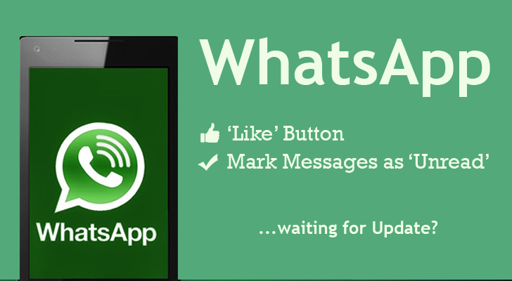 How to unread messages in whatsapp