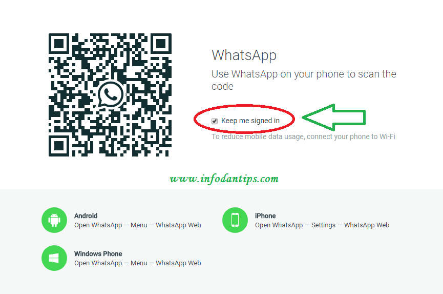 How to scan whatsapp web code with android