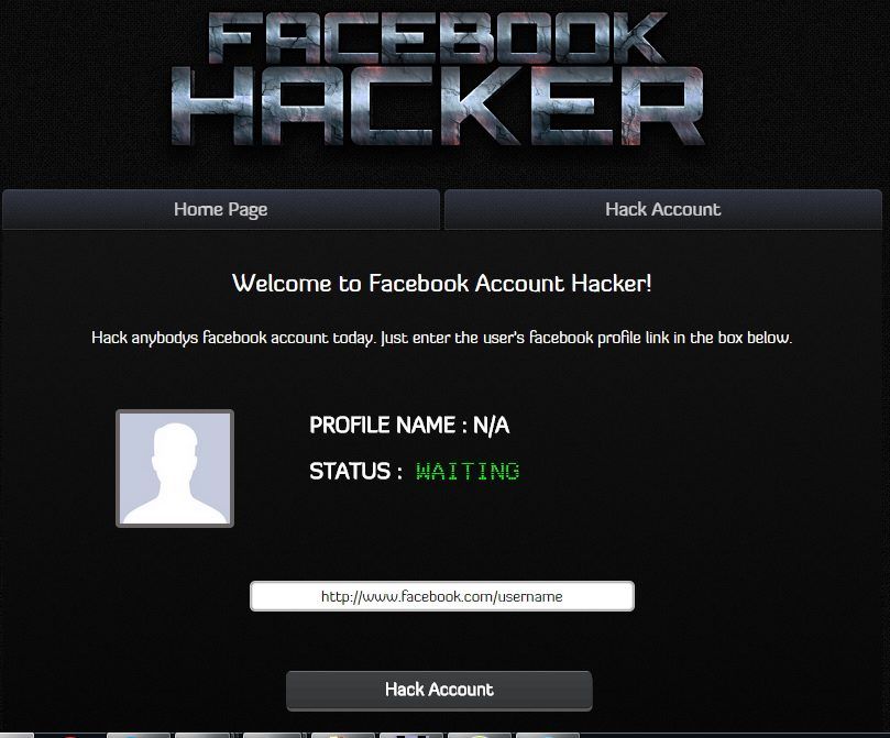 How to hack facebook with just username