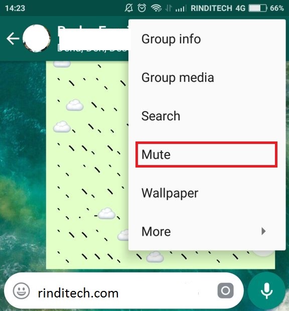 How to mute a video before uploading on whatsapp