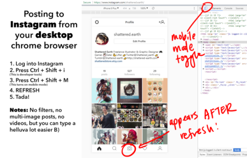 How to copy posts from instagram