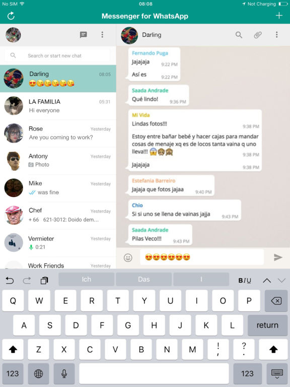 How do you send a video from messenger to whatsapp