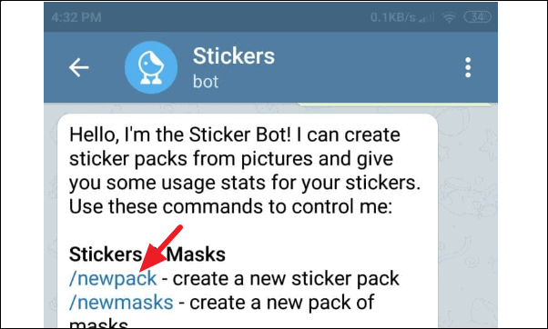 How to make own sticker on telegram