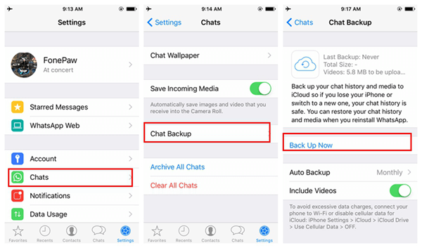 How to stop auto download in whatsapp iphone