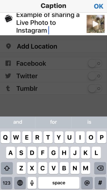 How do i share video from facebook to instagram