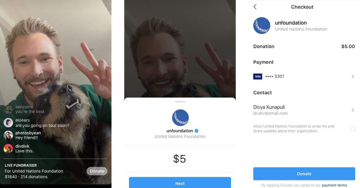 How to save a live video from instagram