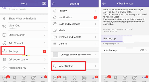 How to download viber voice messages