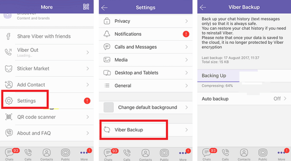 How to check viber messages online