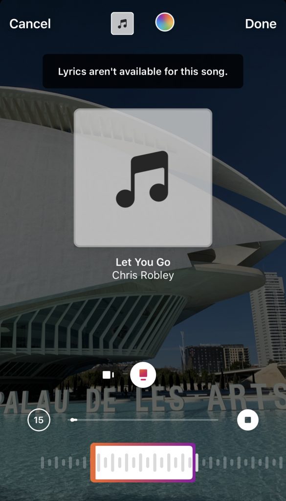 How to get songs on instagram music