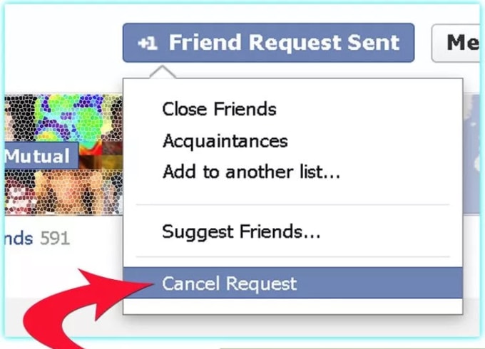 How to close facebook friend list