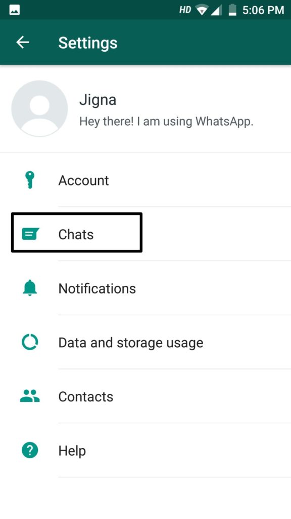 How to set whatsapp notification on android
