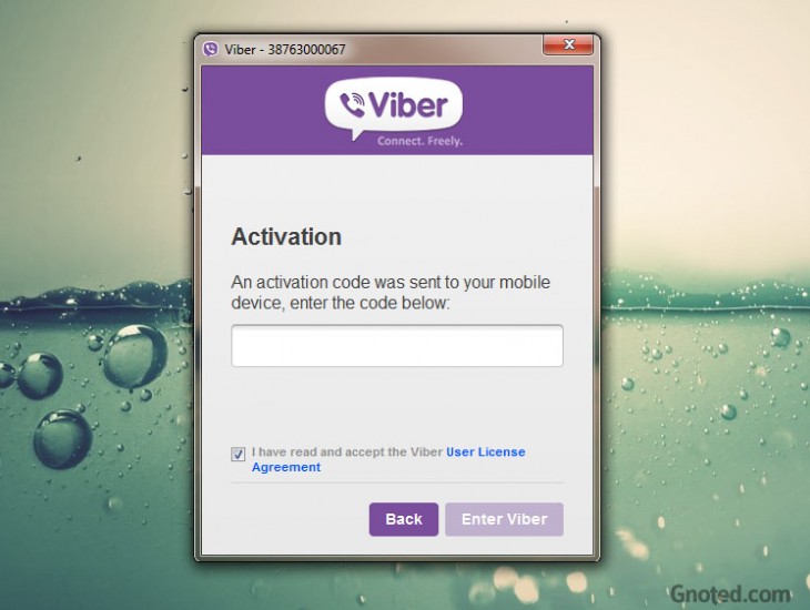 How to activate viber on android