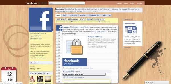 How to make facebook theme