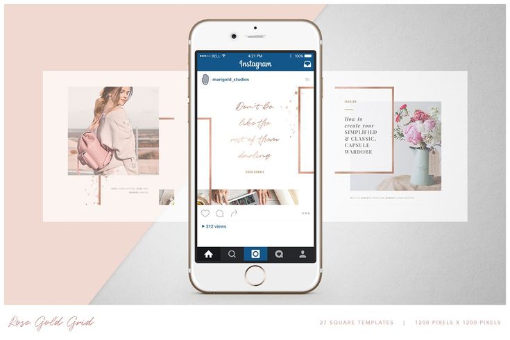 How to create space in instagram posts
