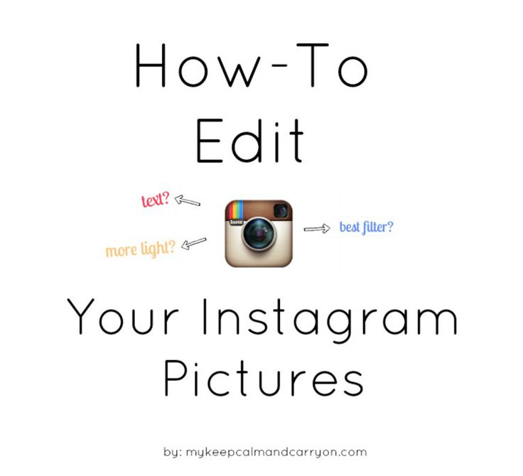 How to edit multiple pictures on instagram after posting