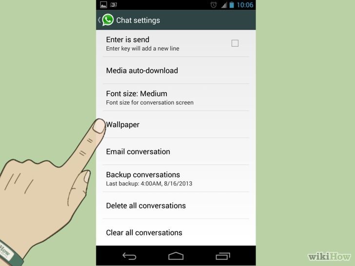 How to change fonts on whatsapp