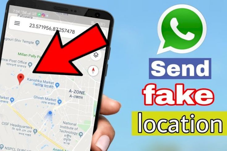 How do you send a location on whatsapp