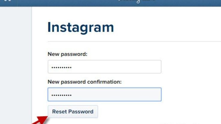 How to reset instagram email