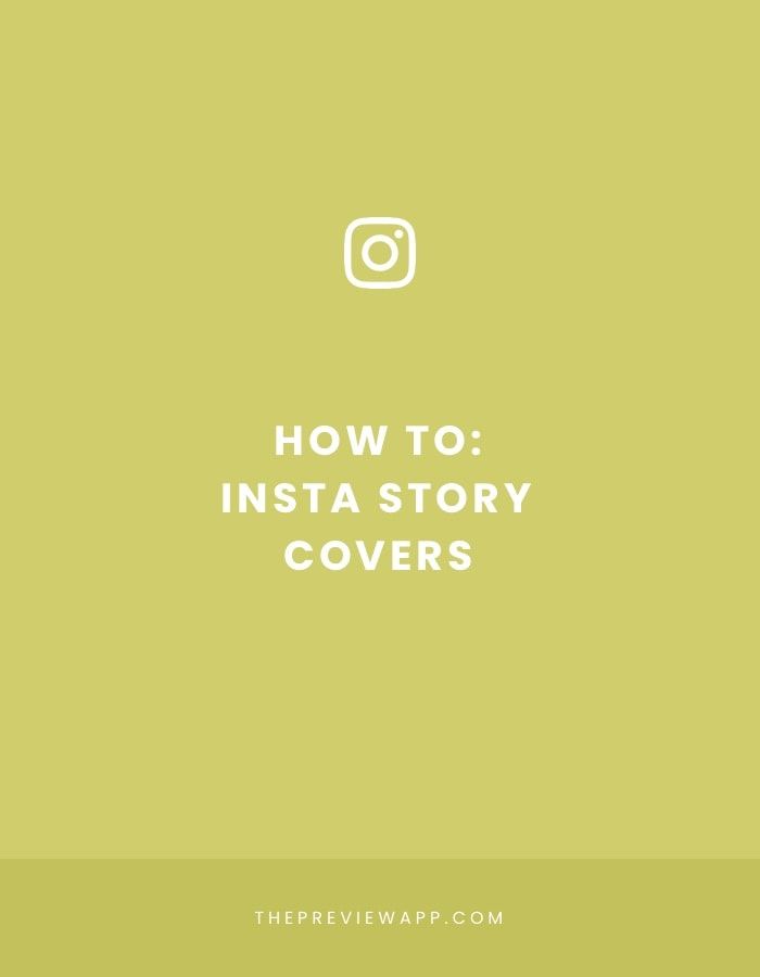 How do i make instagram highlight covers