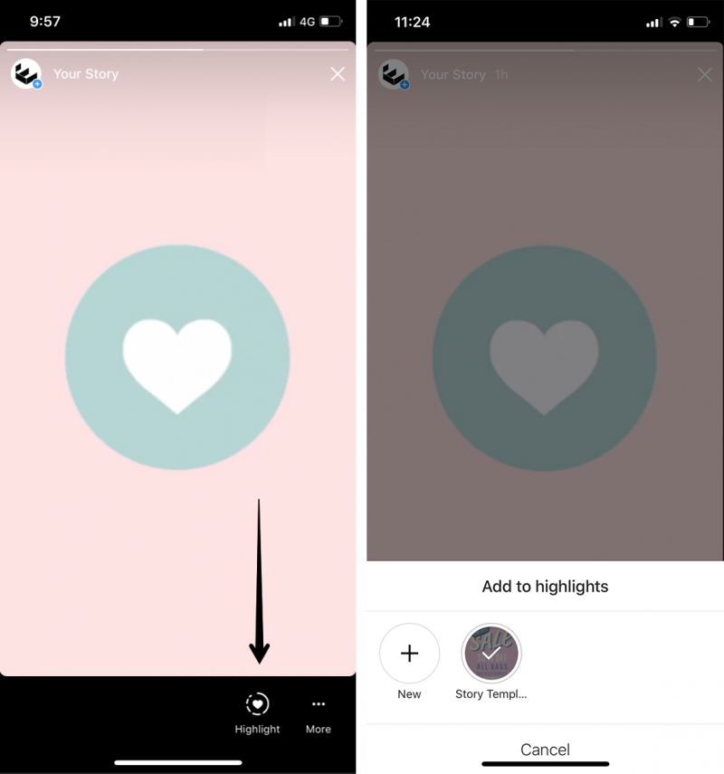 How to use instagram highlight covers