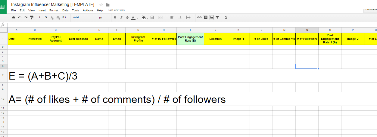 How to calculate engagement rate instagram