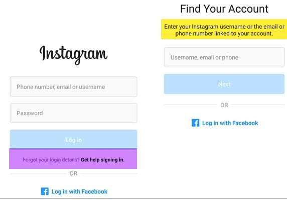 How to get hacked instagram accounts back