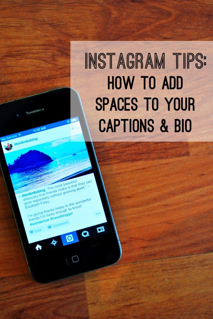 How to copy and paste instagram captions