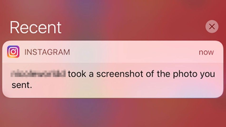 How do you know if someone screenshot on instagram