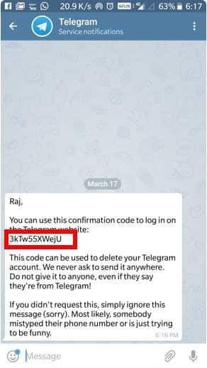 How to tell if blocked on telegram