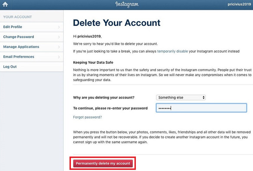 How to find restricted account on instagram