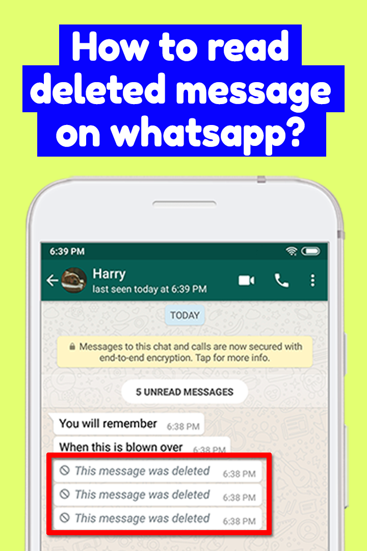 How to get lost messages on whatsapp