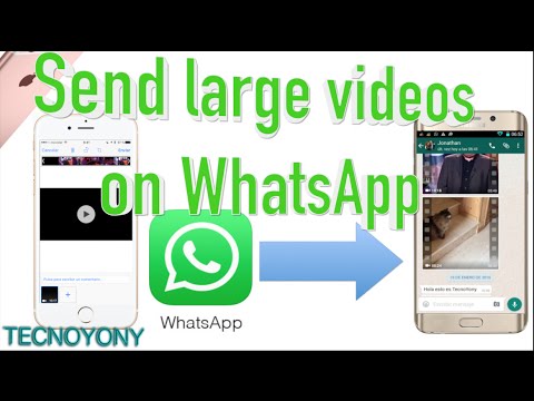 How to share a large video on whatsapp