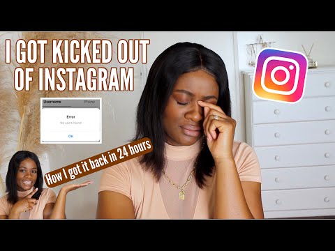 How to get back into disabled instagram account