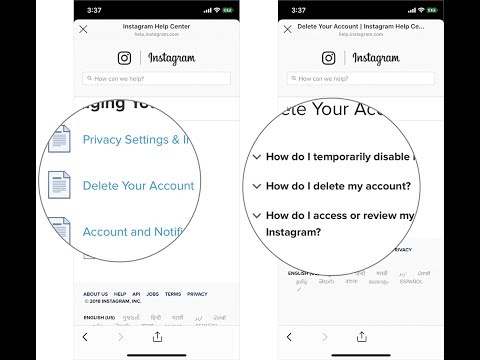 How to find instagram settings