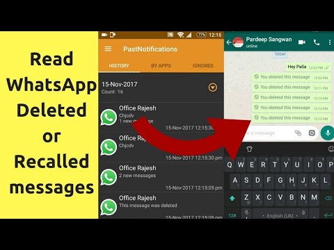 How to find deleted number on whatsapp