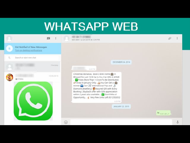 How to do videocall on laptop in whatsapp